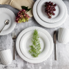 LUBIANA DAISY ROYAL Serwis obiadowo - kawowy 18 osób / 108 elementów | biała porcelana