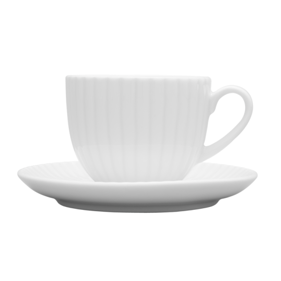LUBIANA DAISY ROYAL Serwis obiadowo - kawowy 6 osób / 40 elementów | biała porcelana