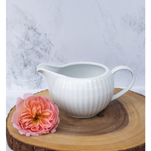 LUBIANA DAISY ROYAL Serwis obiadowo - kawowy 6 osób / 46 elementów | biała porcelana