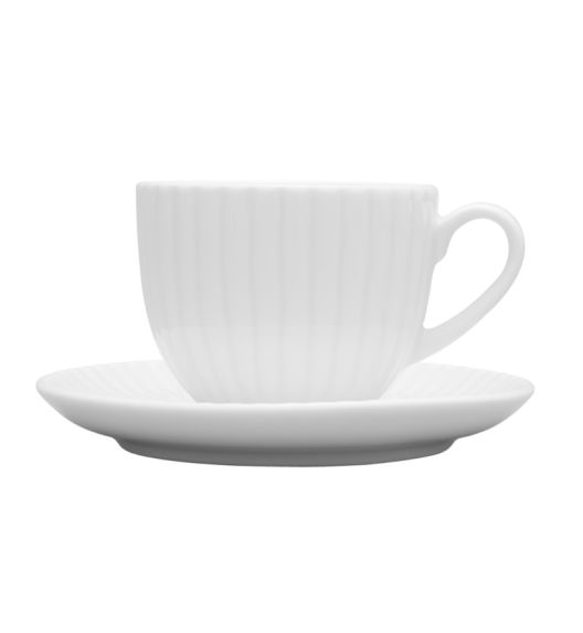 LUBIANA DAISY ROYAL Serwis obiadowo - kawowy 12 osób / 76 elementów | biała porcelana