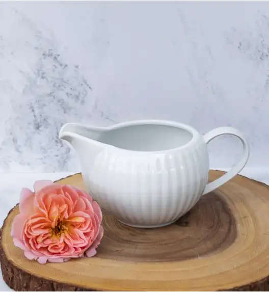 LUBIANA DAISY ROYAL Serwis obiadowo - kawowy 18 osób / 112 elementów | biała porcelana
