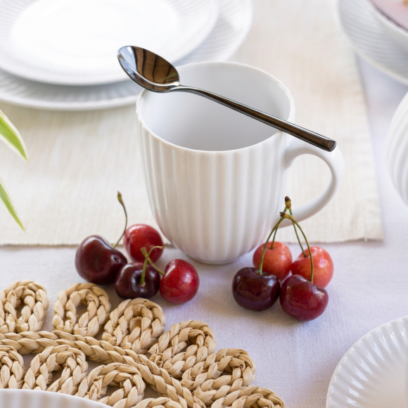 LUBIANA DAISY ROYAL Serwis obiadowo - kawowy 18 osób / 112 elementów | biała porcelana
