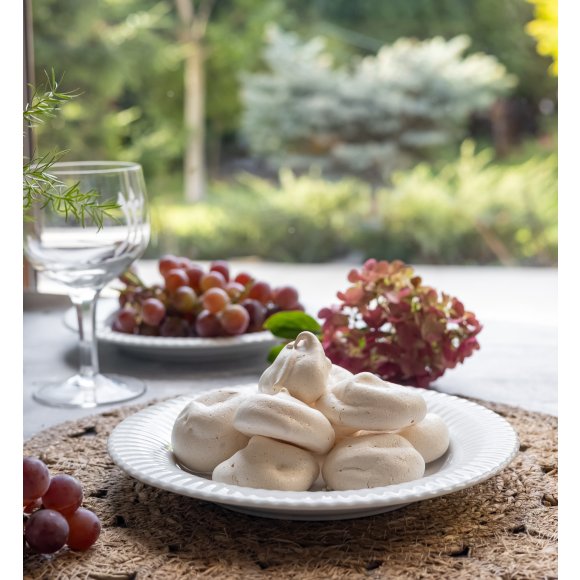 LUBIANA DAISY ROYAL Serwis obiadowo - kawowy 18 osób / 112 elementów | biała porcelana