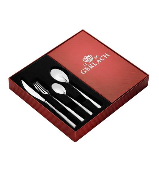 Gerlach Flames Sztućce Komplet 60 el (2x24+dodatki) pudełko / 12 osób / połysk