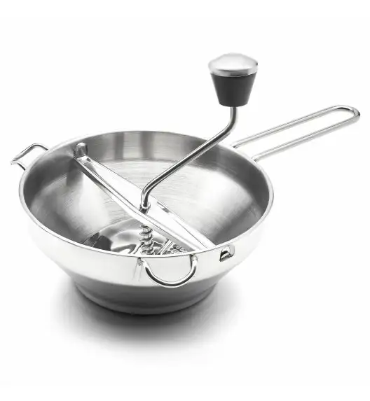 TADAR Przecierak do warzyw i owoców ze stali nierdzewnej / 3 wymienne ostrza