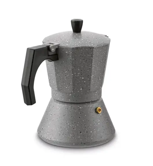 KÖNIGHOFFER GREY STONE MARBLE Kawiarka do espresso 300 ml / aluminium