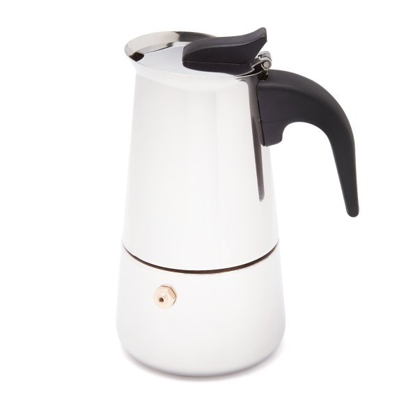 TADAR MODERNO Kawiarka do espresso 180 ml / 2 filiżanki / stal nierdzewna