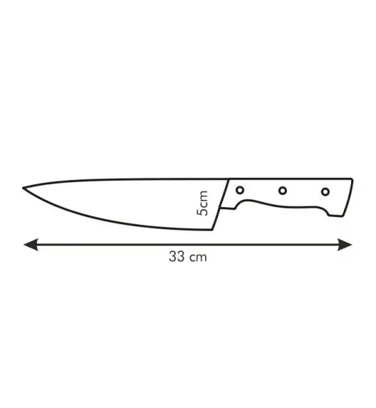 TESCOMA HOME PROFI Nóż kuchenny 20 cm najwyższej jakości / stal nierdzewna / 880530.00