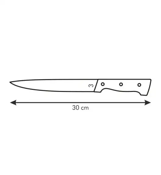 TESCOMA HOME PROFI Nóż do porcjowania 17 cm najwyższej jakości / stal nierdzewna / 880533.00